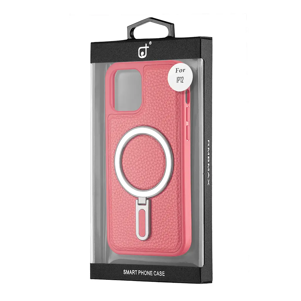 Чохол Jinduka Leather Ringo iPhone 12 Red - фото 2