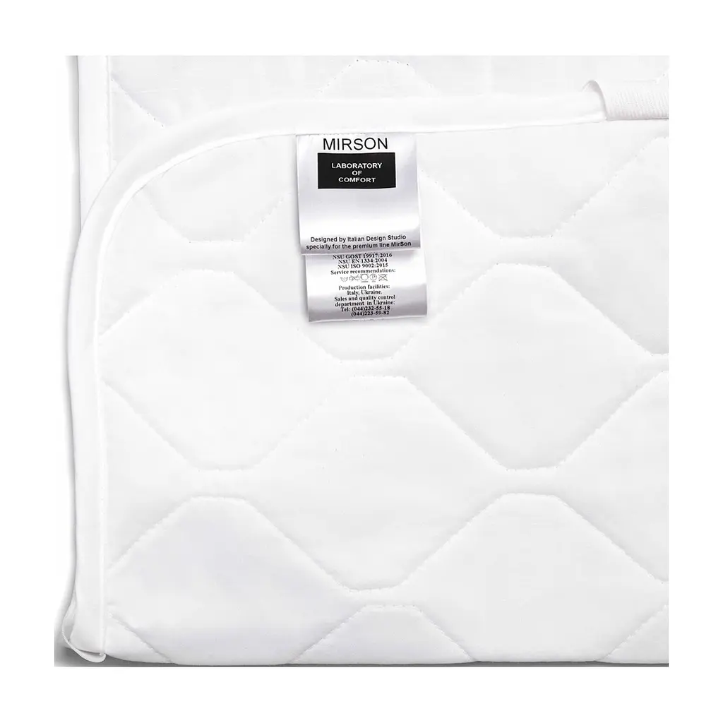 Наматрацник MirSon № 962 Natural Line Стандарт Cotton 160x200 см (2200000838902) - фото 3