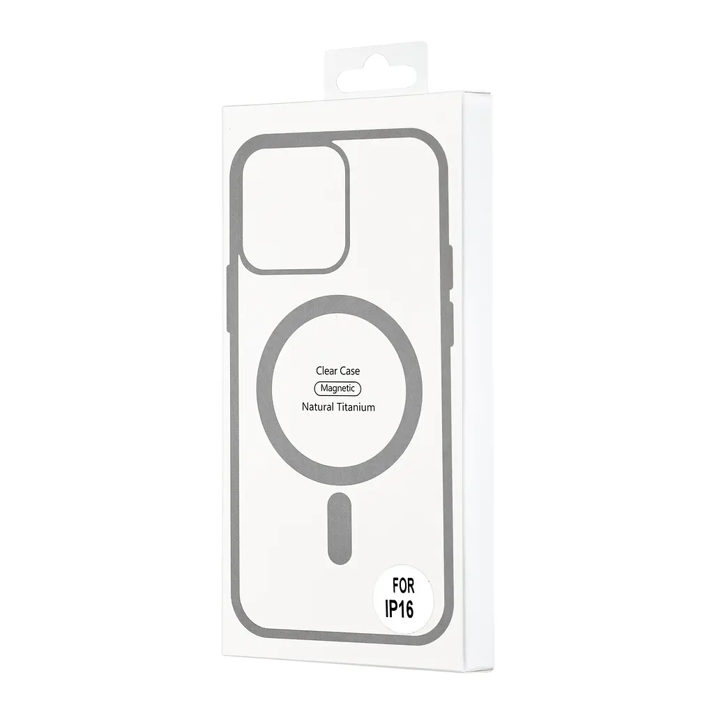 Чохол Color Edge with MagSafe iPhone 16 Natural Titanium - фото 2