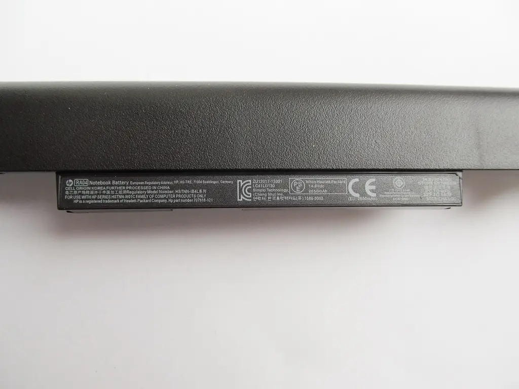 Акумулятор для ноутбука HP ProBook 430 G1 HSTNN-IB4L, 41Wh (2650 mAh), 4cell, 14.8V, Li-ion, срібно-чорна - фото 4