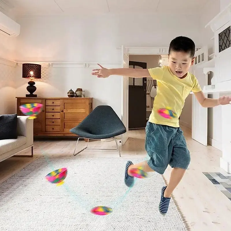 Іграшка-антистрес UFT Drop & Pops Ball Hip Hop Bouncing Ball попригун поппер літаючий - фото 5