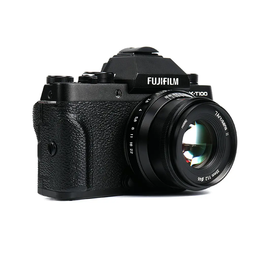 Об'єктив 7Artisans 35mm F1.2 II для Fuji FX Mount, Чорний - фото 5