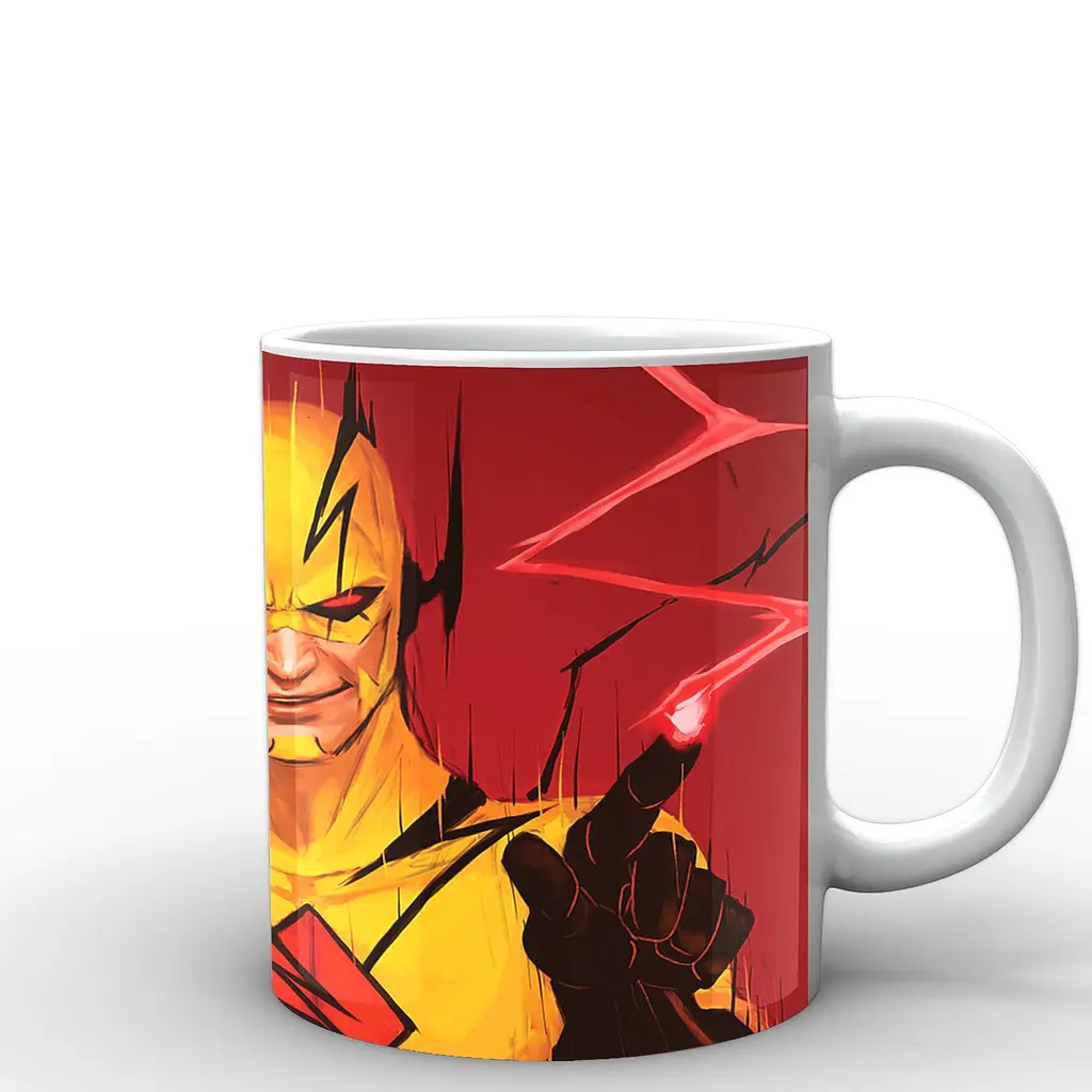 Кухоль GeekLand Флеш Flash Зворотній флеш FS.02.017 330 мл білий - фото 3