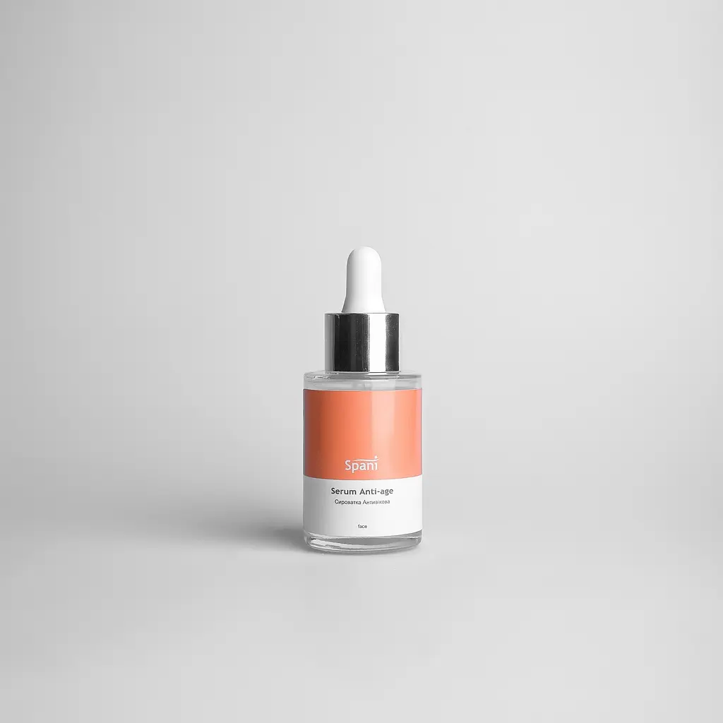 Антивозрастная сыворотка с экстрактом ламинарии и гиалуроновой кислотой Serum Anti-age Spani 30 мл - фото 2