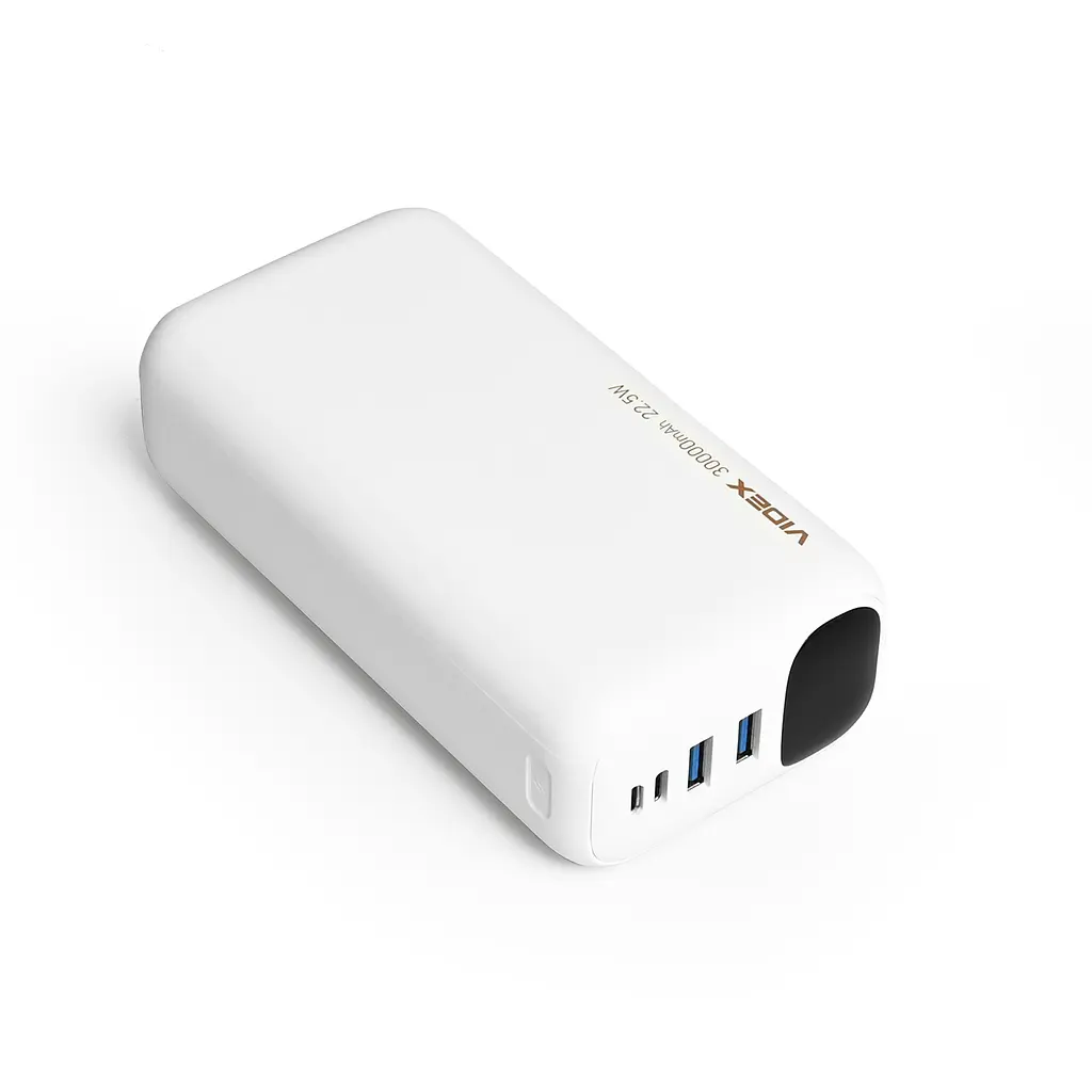 Повербанк 30000mAh Videx VPB-297 22.5W White (VPB-297-W) - фото 5