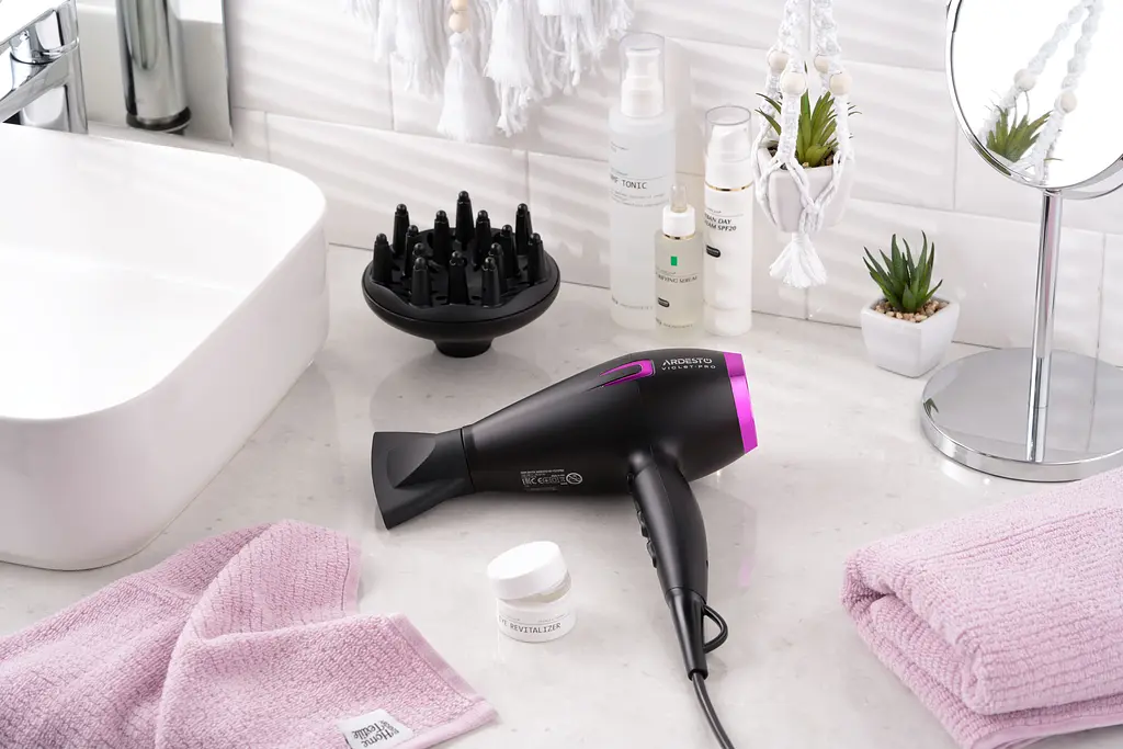 Фен Ardesto Violet PRO HD-Y221PRO ,1750-2100Вт, 2 швидкості, 3температурні режими, дифузор, чорний - фото 2