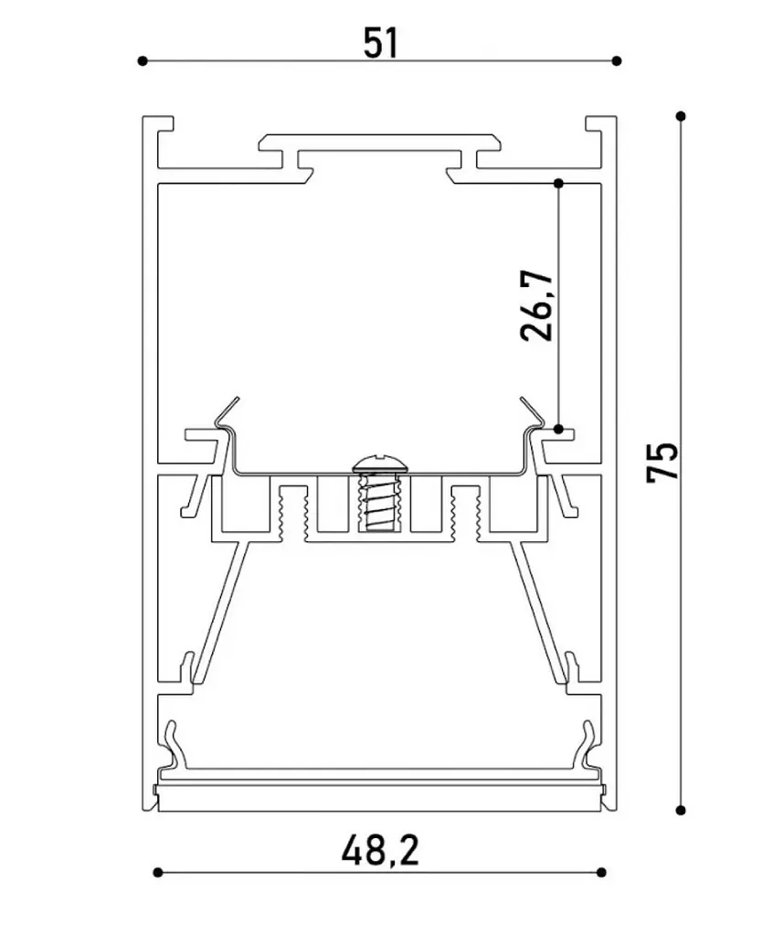 Светильник подвесной KLOODI KD-KLP5175HCF 2000 108W 4K BK - фото 3