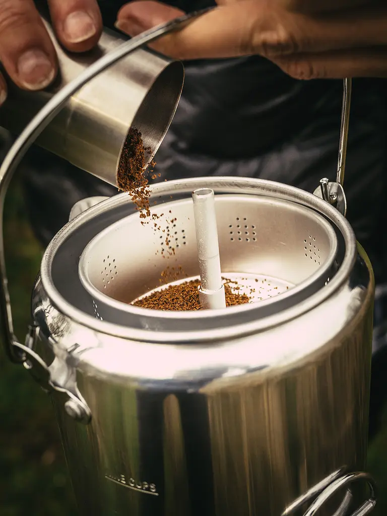 Кавоварка туристична Easy Camp Adventure Coffee Pot 1.4L Silver (680197) - фото 3