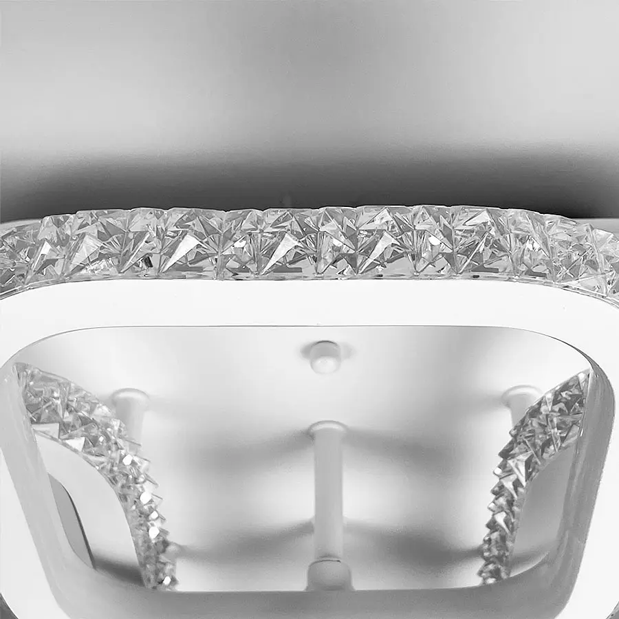 Светодиодная LED люстра с подсветкой RGB в белом корпусе | Ст. A 77074/2+2 RGB WT | Line F - фото 7