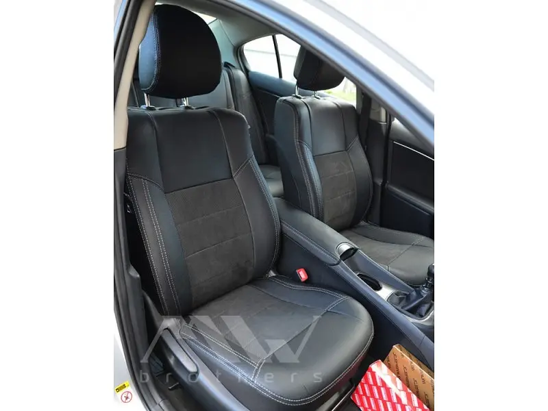 Авточохли модельні MW Brothers для Toyota Avensis III c 2009 - фото 4