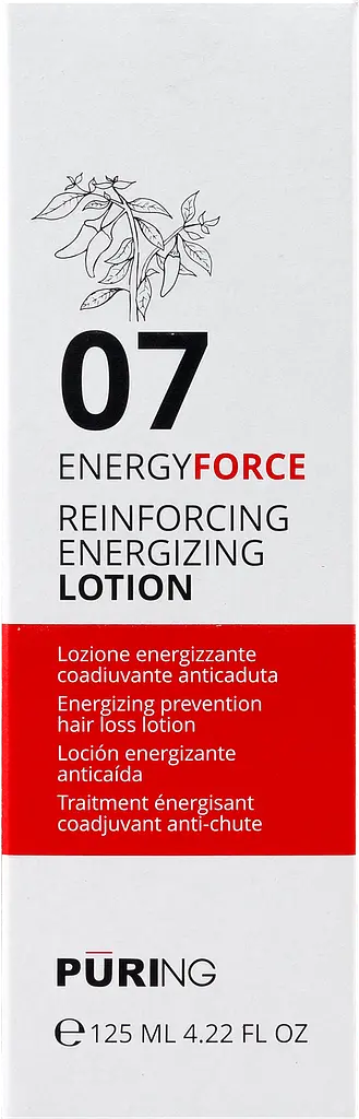 Зміцнювальний лосьйон проти випадіння волосся PURING 07 ENERGYFORCE 125 мл - фото 5