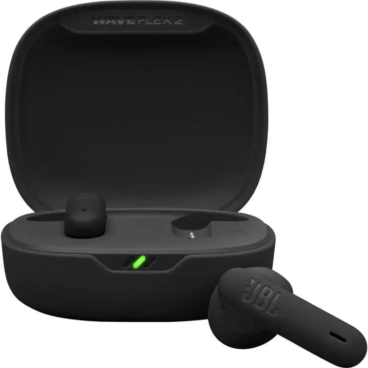 Наушники JBL Wave Flex 2 Black (JBLWFLEX2BLK) - фото 1