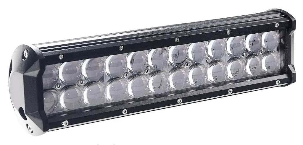 Світлодіодна балка фара LED / 305x107x73 mm / 72W / 3W x 24 / 10-30V / Далеке світло (D-72W) - фото 2