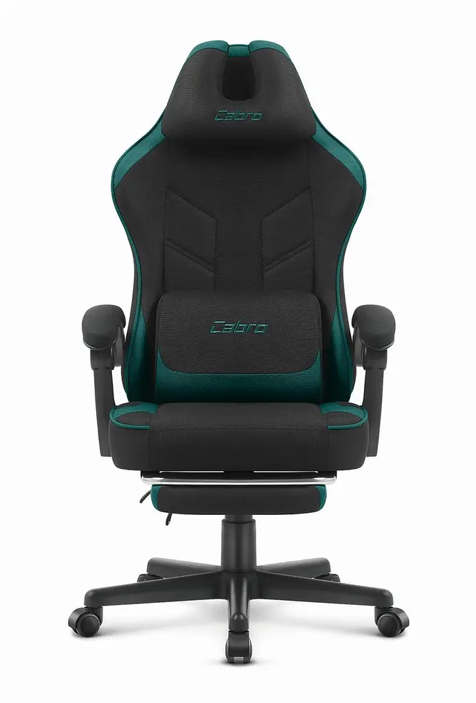 Кресло Cabro C504 Black-Green ткань - фото 2