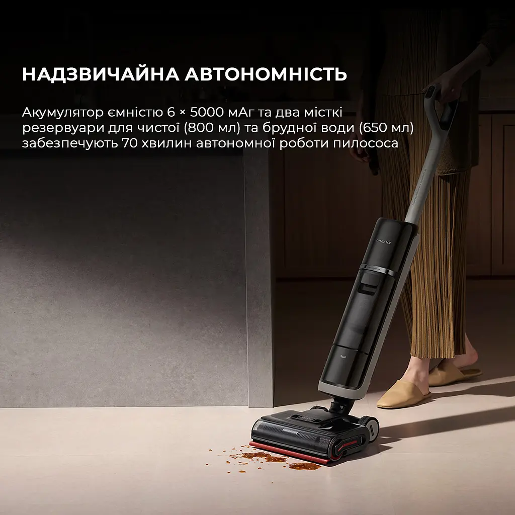 Мийний пилосос Dreame H15 Pro Heat (HHR48A) чорний - фото 6
