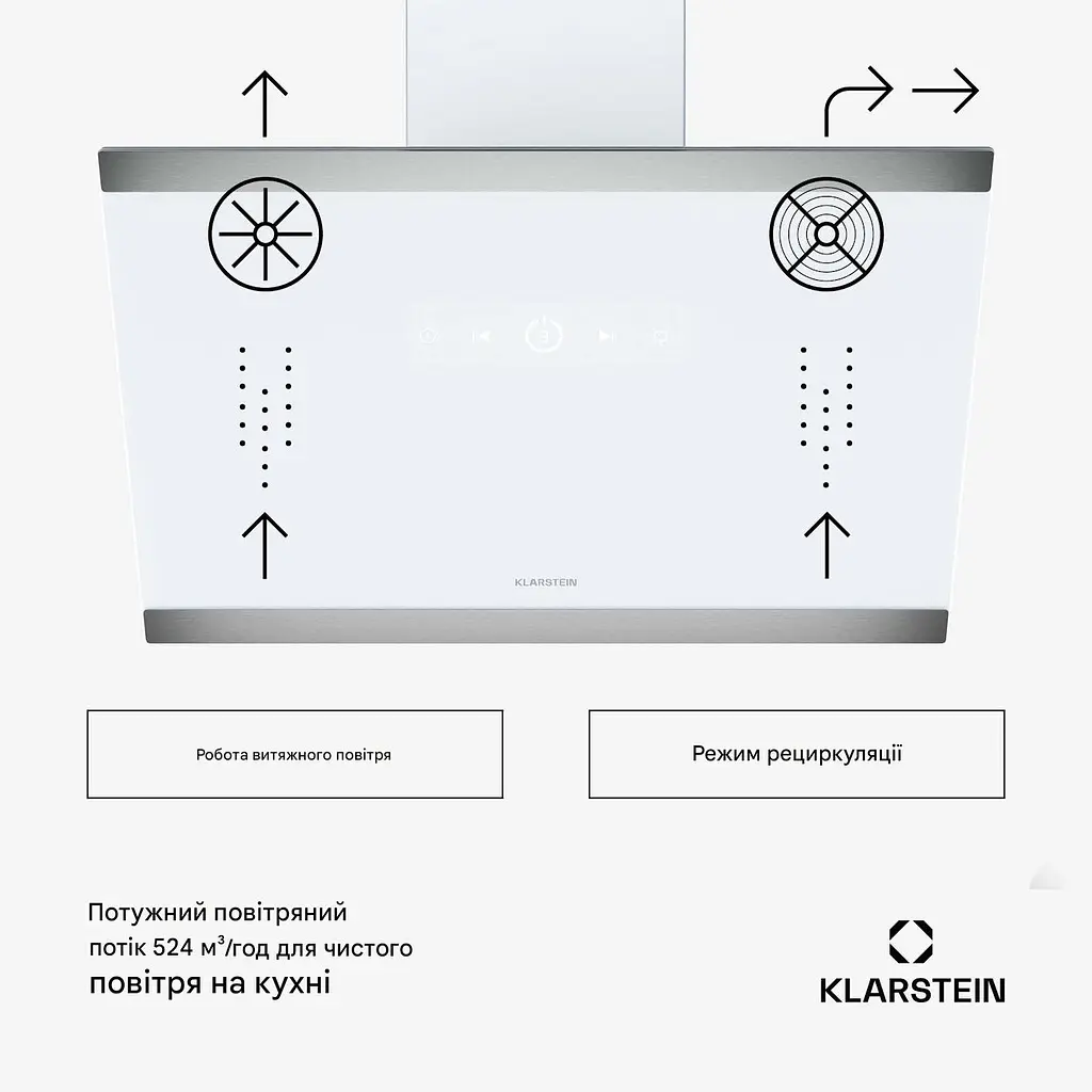 Вытяжка Klarstein FlashLine 60 (10046378) - фото 2