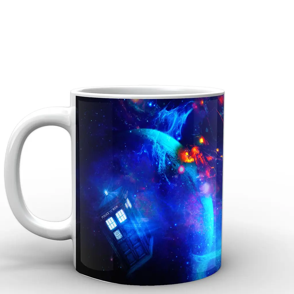 Кружка GeekLand Doctor Who Тардис в космосе DW.02.005.586 330 мл белая - фото 3