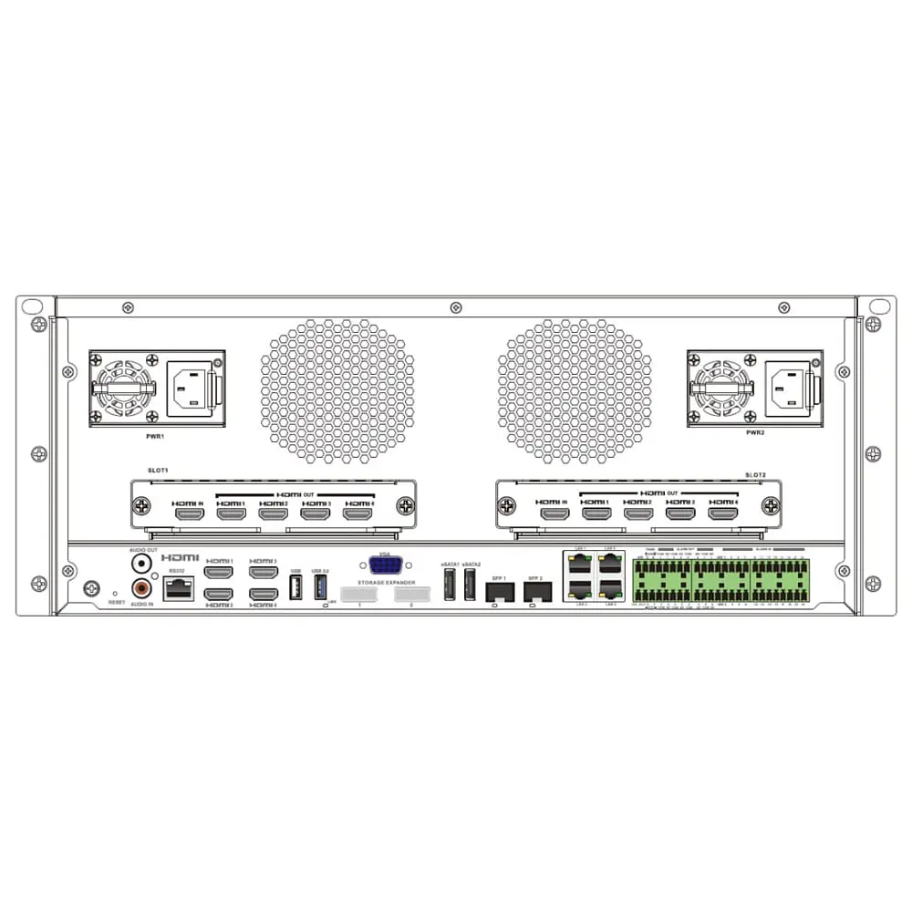 IP-відеореєстратор 256-канальний 16Mp TVT TD-35256H24-A3H з декодером (77-00436) - фото 3