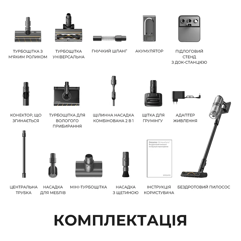 Беспроводной пылесос Dreame Z30 AquaCycle - фото 16
