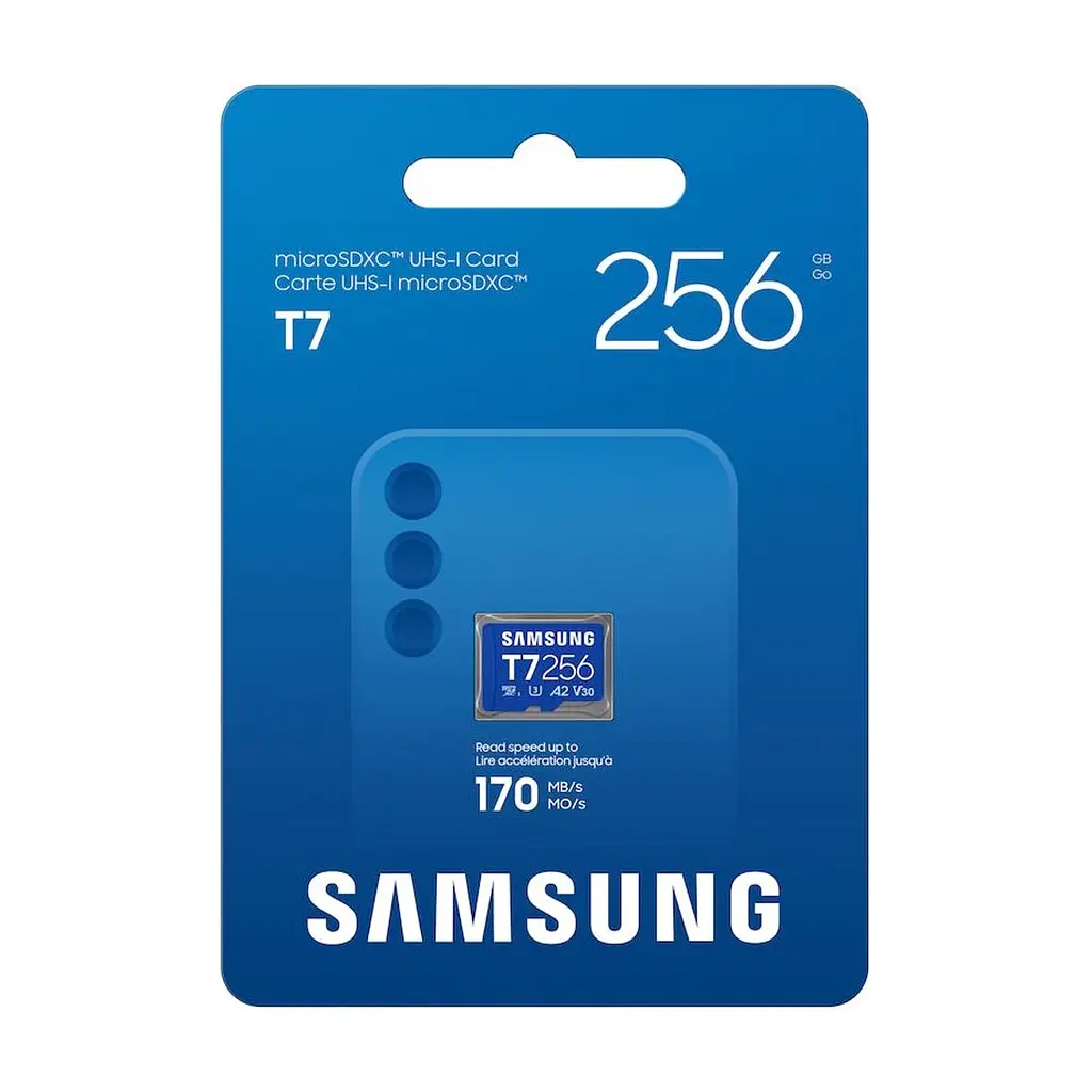 Карта пам'яті Samsung 256GB microSDXC class 10 UHS-I U3 V30 A2 T7 (MB-MB256T/WW) - фото 4