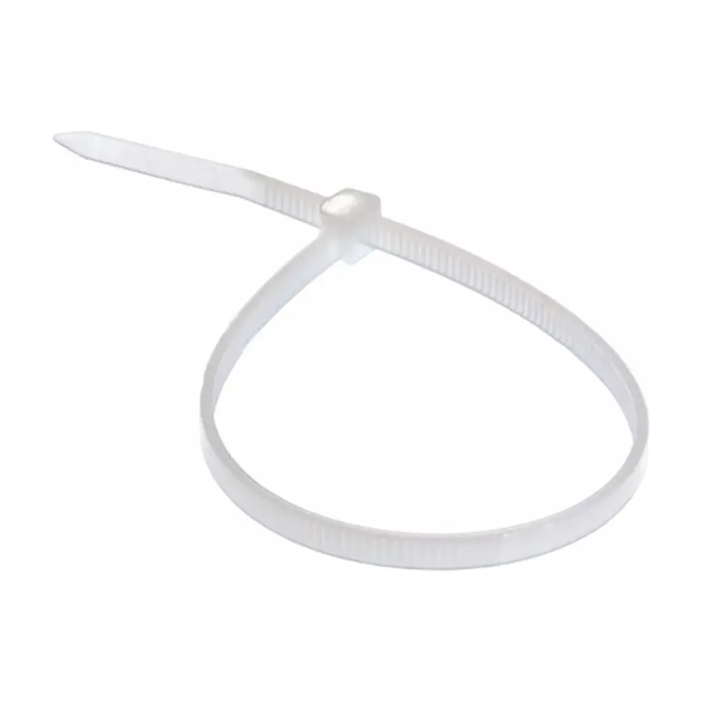 Стяжка 80мм/3.0мм, white, 100 шт APRO (CT-W380)