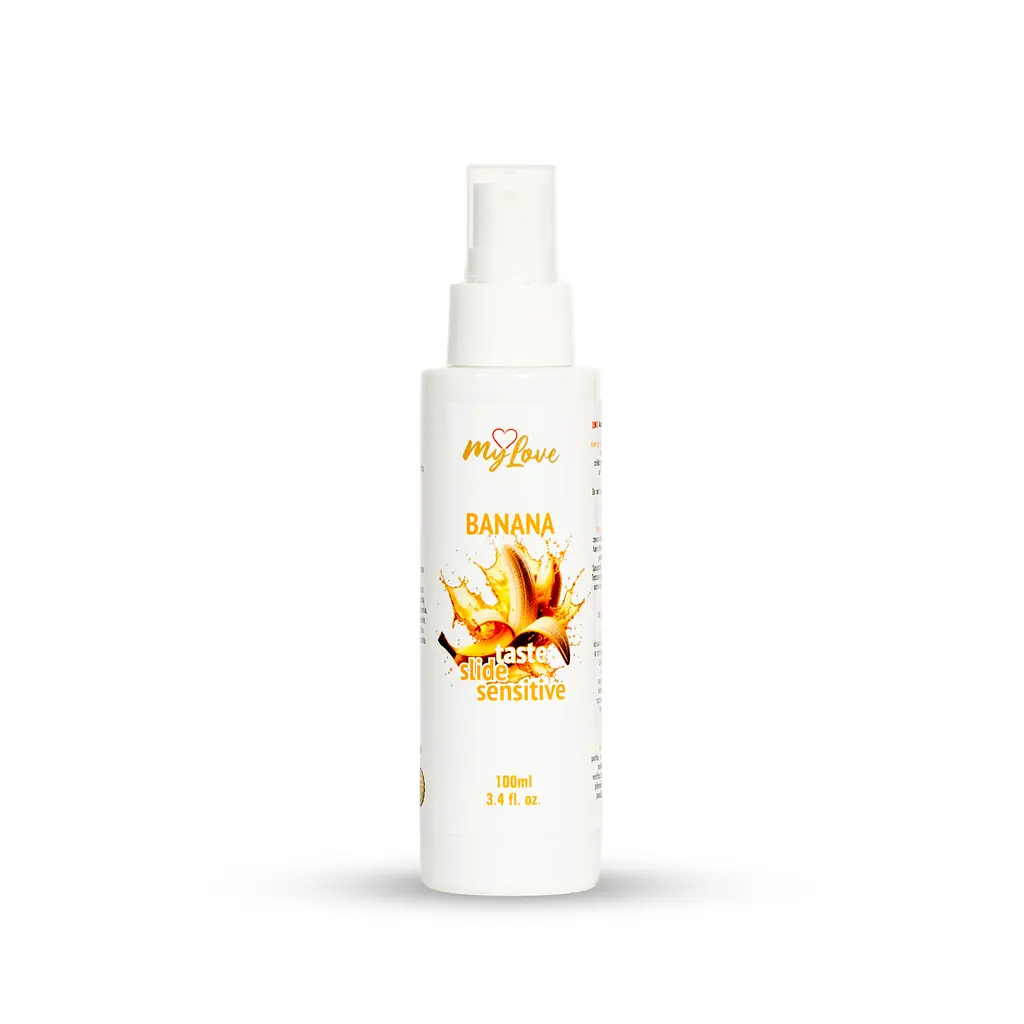 Інтимний гель-лубрикант - MyLove Taste Slide Sensitive Banana, 100 мл - фото 10