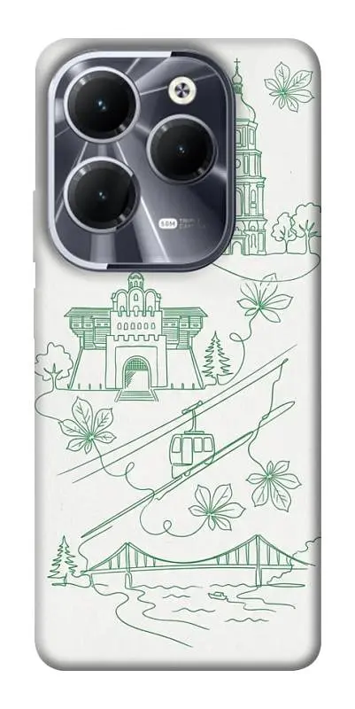 TPU чохол Demsky Heart of Kyiv для Infinix Hot 40
