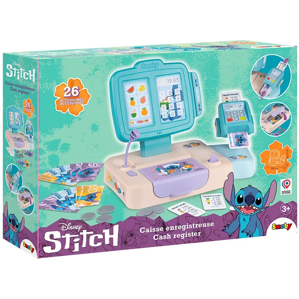 Каса супермаркету Smoby Toys Дісней Стіч 29x16x22 см (7600350119) - фото 3