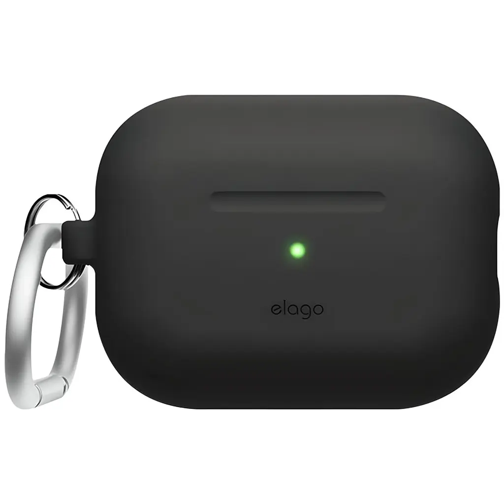 Чохол Elago Silicone Hang Case Black for AirPods Pro 2nd Gen чорний (EAPP2CSC-ORHA-BK) - фото 2