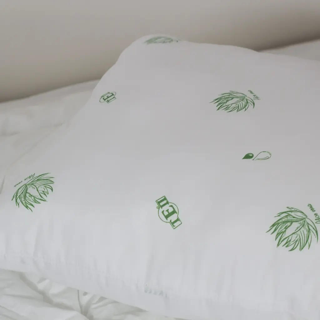 Подушка Dream Aloe Vera Економ ТЕП з мікрофібри 70х70 см білий - фото 5