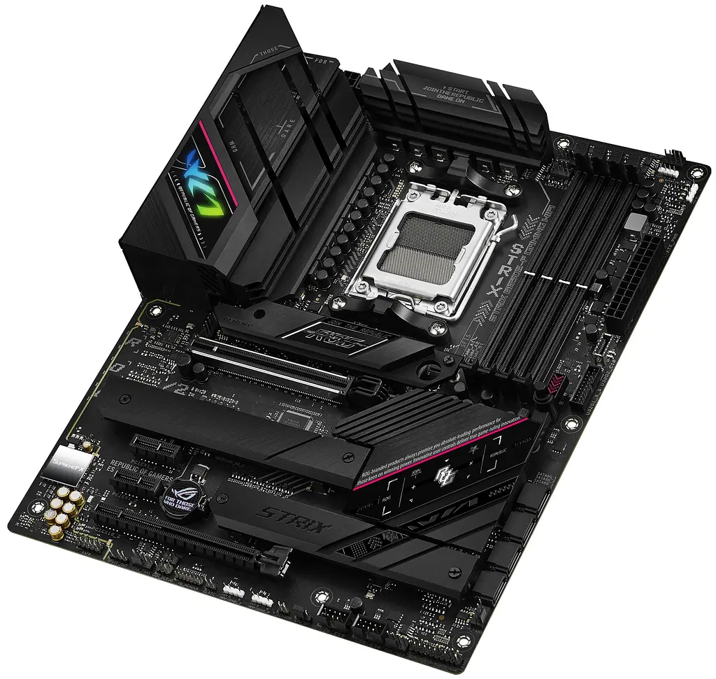 Материнская плата ROG STRIX B650E-F GAMING WIFI sAM5 B650 4xDDR5 M.2 HDMI DP Wi-Fi BT ATX Asus teh0018953 - фото 8