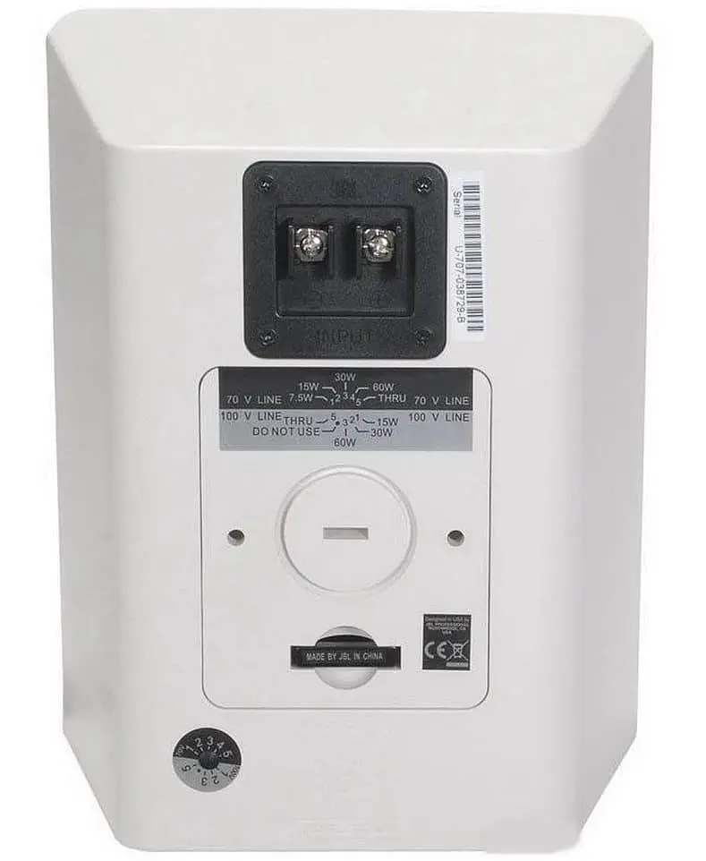 Акустическая система JBL Control 25-1-WH (1 шт) (CONTROL 25-1-WH) - фото 3