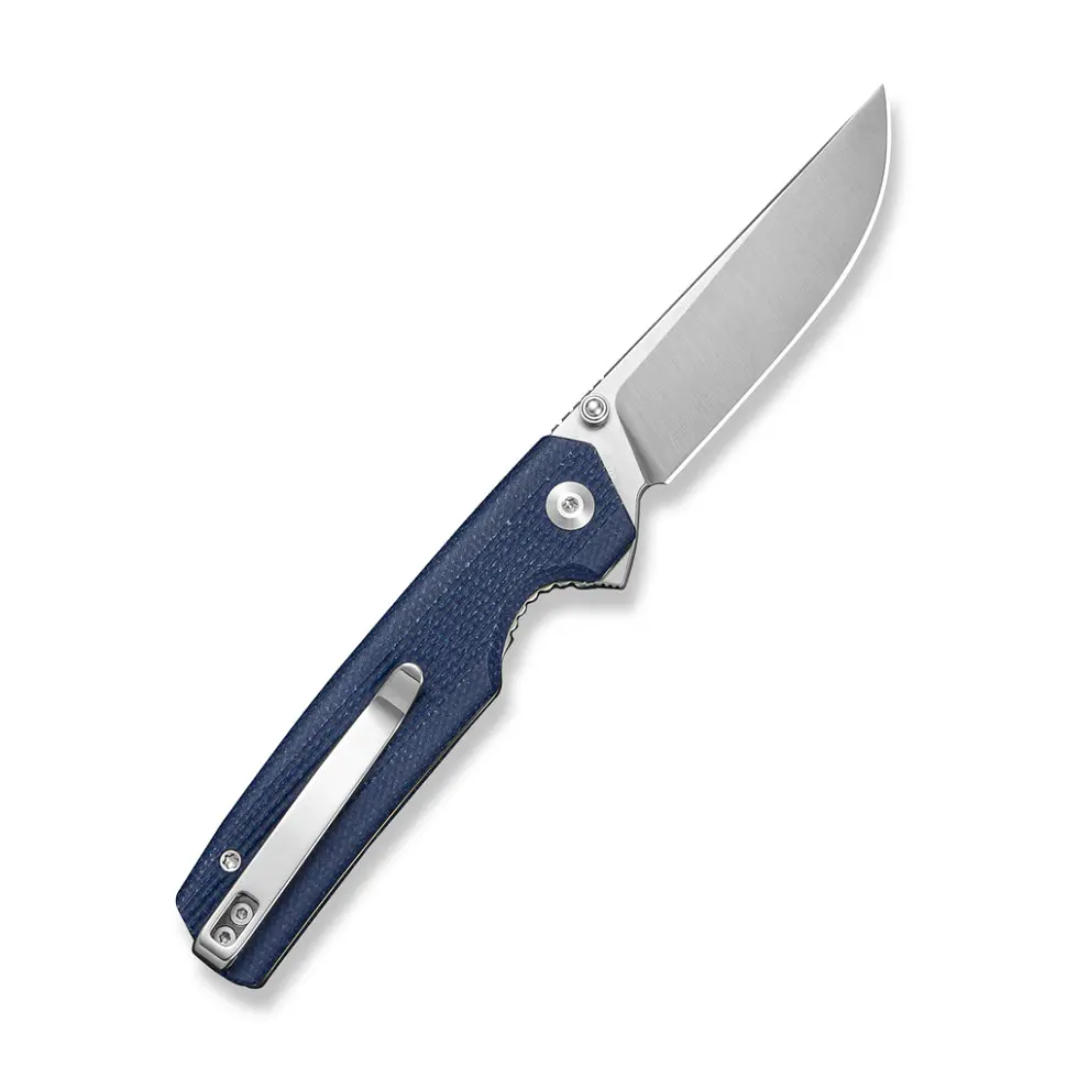Ніж складаний кишеньковий Sencut Stria, (7,9 см) D2 / Micarta синій - фото 2
