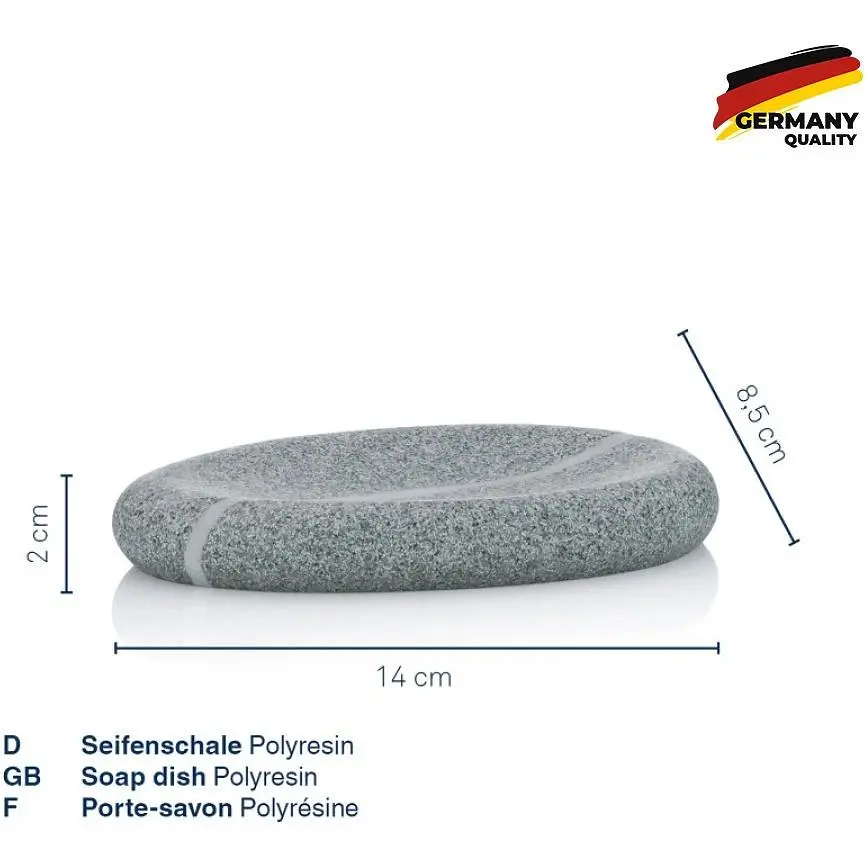 Мильниця Kela Talus 14х8.5х2 см сіра (20255) - фото 2