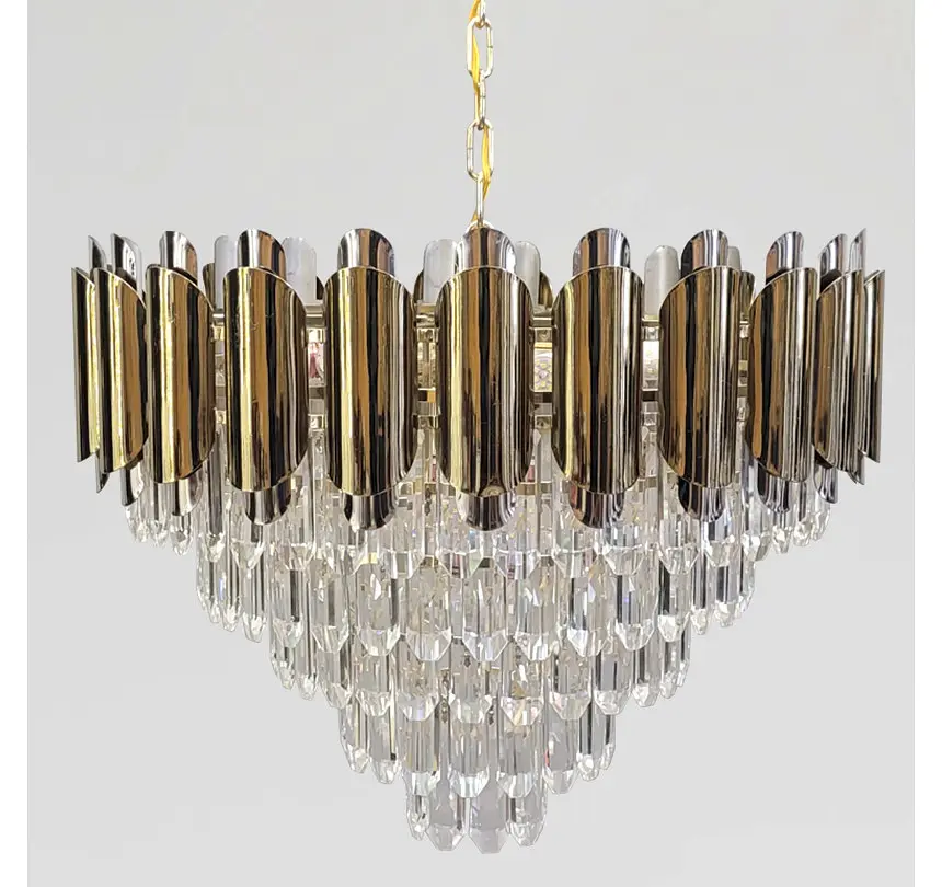 Каскадна кришталева люстра Artlight 88128/600, золото, 12 ламп E14, Ø59,5 см, від 13-20 м² - фото 4