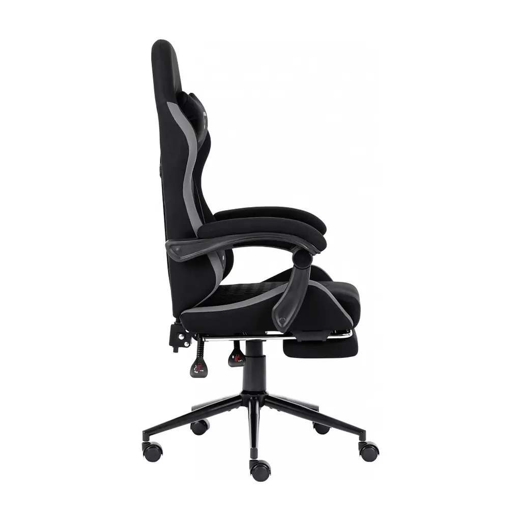 Крісло ігрове GT Racer X-2324 Black/Gray (X-2324 Fabric Black/Gray) - фото 4