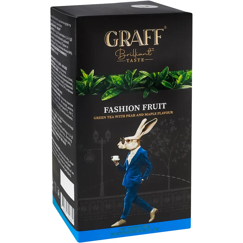 Чай зелений Graff Fashion fruit 30 г (20 шт. х 1.5 г) - фото 4