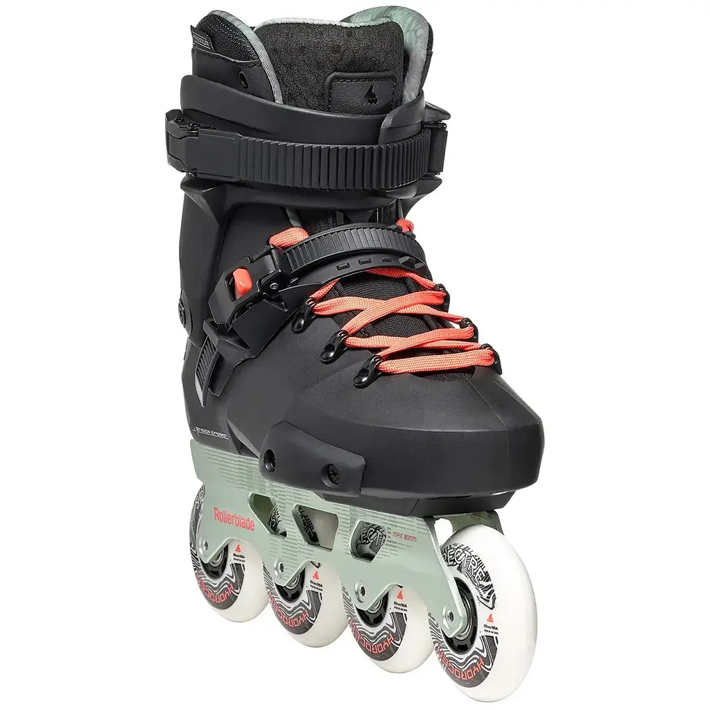 Ролики жіночі Rollerblade Twister XT Women 230 Чорний-Зелений - фото 4