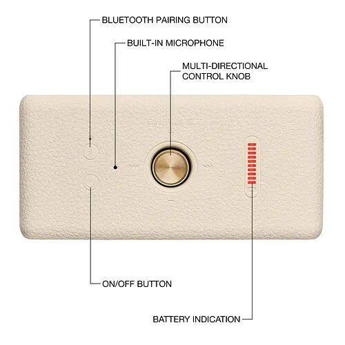 Акустика Marshall Emberton III Cream 20W Original (Підтримка офіційного додатку)(1006712) - фото 2