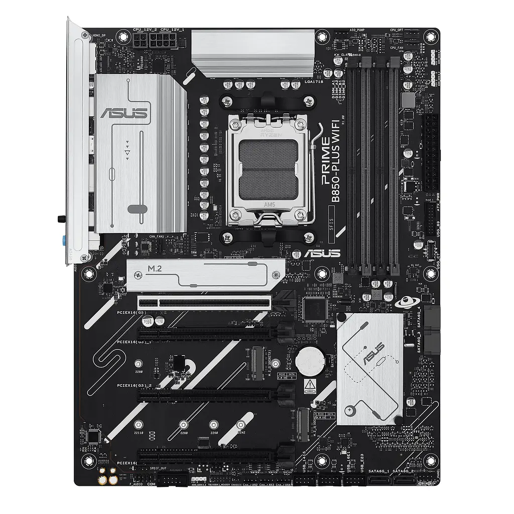 Материнская плата PRIME B850-PLUS WIFI sAM5 B850 4xDDR5 M.2 HDMI DP Wi-Fi BT ATX Asus teh0018960 - фото 2