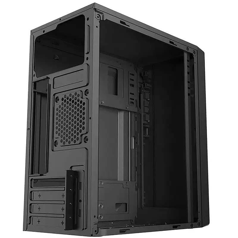 Корпус Casecom GN-1714 450W-120mm USB 3.0 mATX Black - фото 6