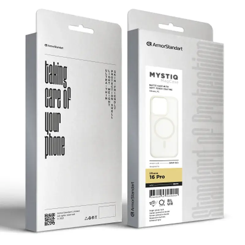 Чохол до мобільного телефона Armorstandart Mystiq MagCase Apple iPhone 16 Pro White (ARM91583) - фото 3