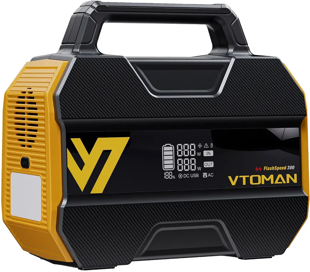 Зарядна станція Vtoman FlashSpeed 300 (230 Вт/г) 300W, DC/PD In, MPPT, LiFePo4 - фото 3