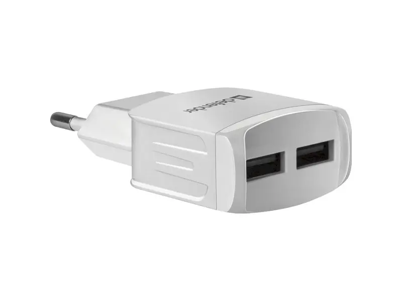 Мережевий зарядний пристрій Defender UPA-22 White (83580) - фото 2