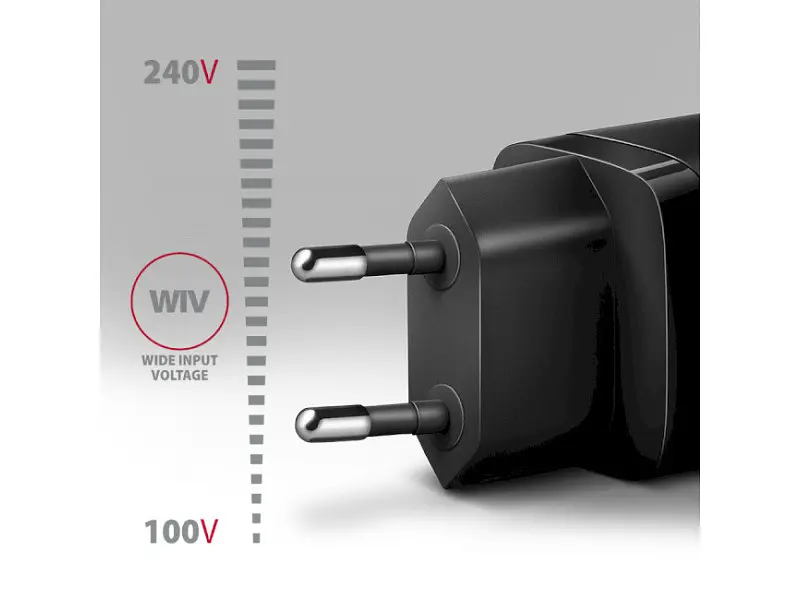 Мережевий зарядний пристрій AXAGON 65 W Black (ACU-DPQ65) - фото 3