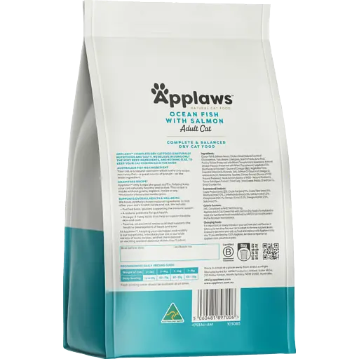 Сухий корм для кішок Applaws Ocean Fish with Salmon + пробіотик, 6 кг - фото 4