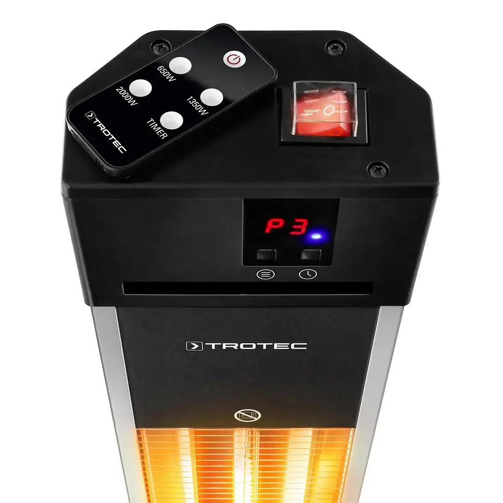 Инфракрасный обогреватель Trotec IRS 2000 E (DAS302841) 2000W - фото 5