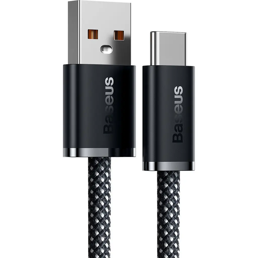 Кабель Baseus Dynamic Series USB-A to USB-C 100W 1m Slate Gray (CALD000616) [95490] - фото 2