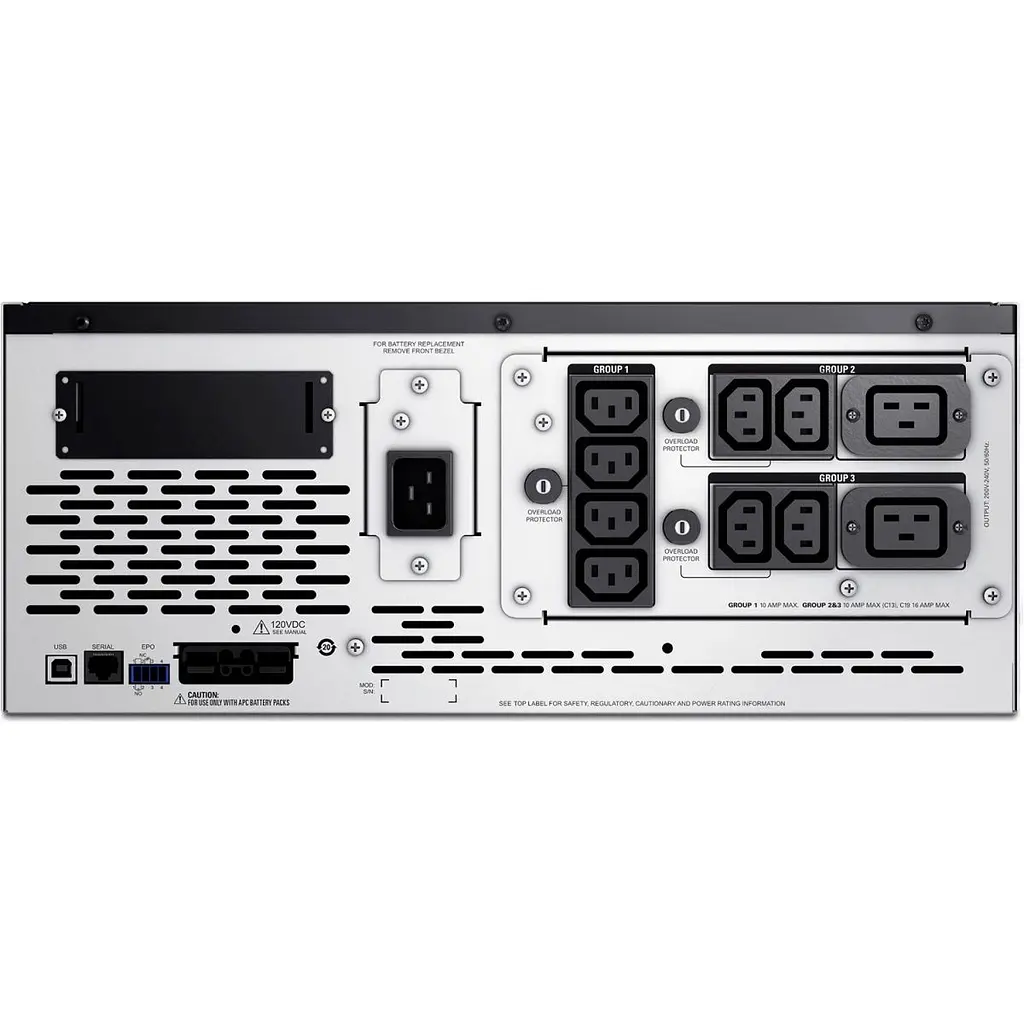 Джерело безперебійного живлення (ДБЖ) APC Smart-UPS X 2200VA Rack/Tower LCD (SMX2200HV) [109713] - фото 4