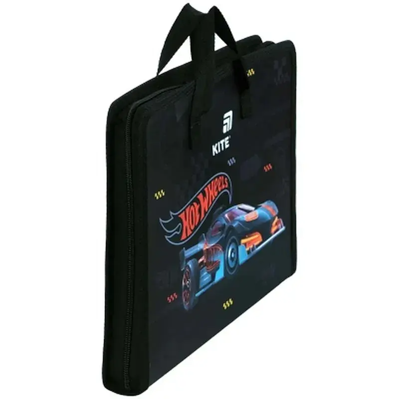 Папка - портфель Kite на блискавці A4 Hot Wheels, 1 відділення (HW26-202) - фото 3